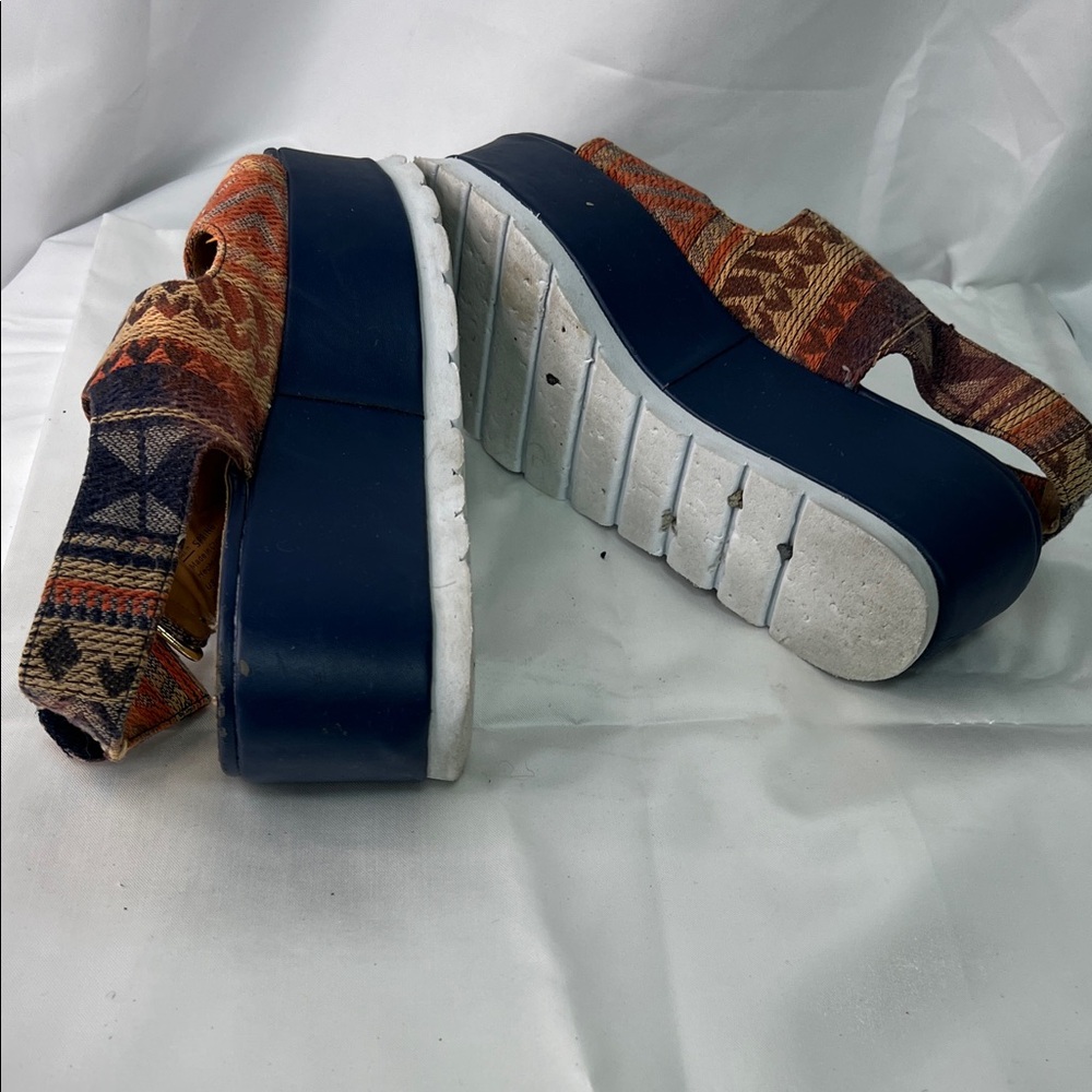 Call It Spring Multicolor Platform Sandals - Picture 6 of 10